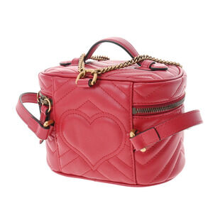 Gucci Backpack GG Bag Red Marmont DTDCT Leather